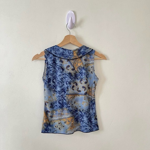 Blue Ruffle Top - Picture 2 of 5